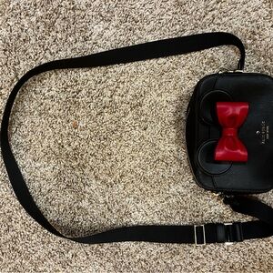 Kate Spade Black and Red Crossbody Bag